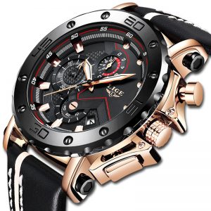 Belmont LIGE III - Big Dial Leather Watch