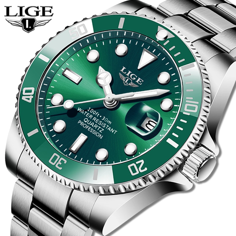 LIGE Men's Watch | 100% Original LIGE Watch For Men