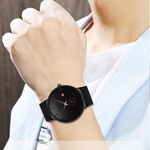 LIGE 9969 Ultra-thin Fashion Sports Watch