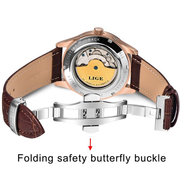 LIGE 6826 Belmont Automatic Watch