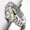 LIGE 10007 Creative Steel Bracelet Watch (Gold Edition)