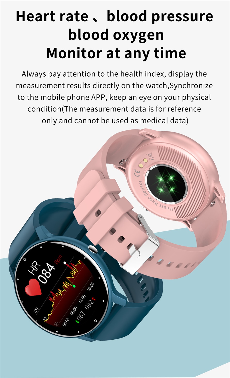 LIGE Original v1.0 - Full Touch Screen, IP67 Waterproof Smart Watch (Android & IOS)
