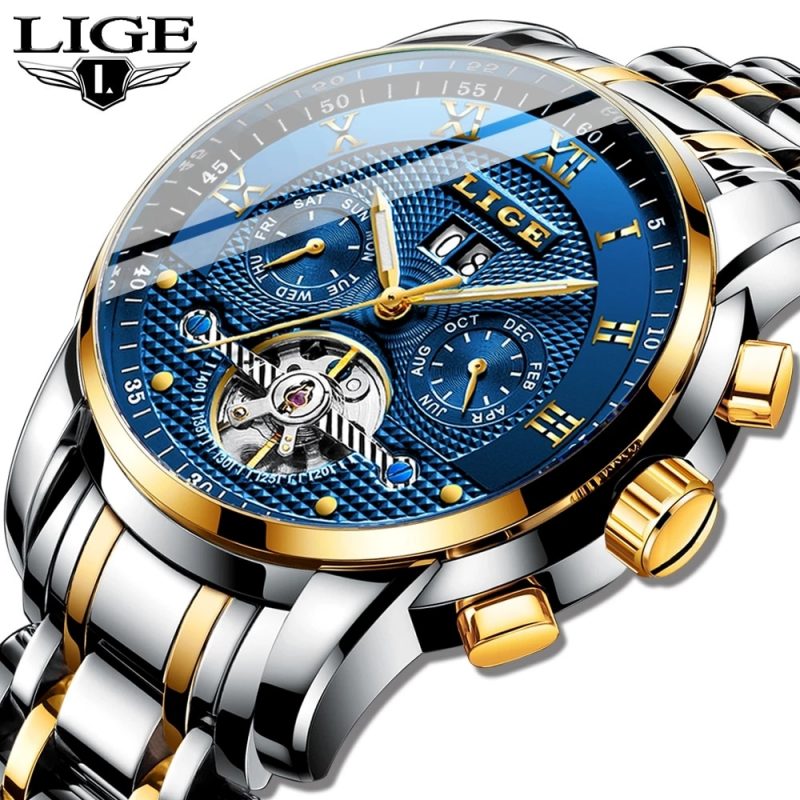 Lige Automatic Watch 