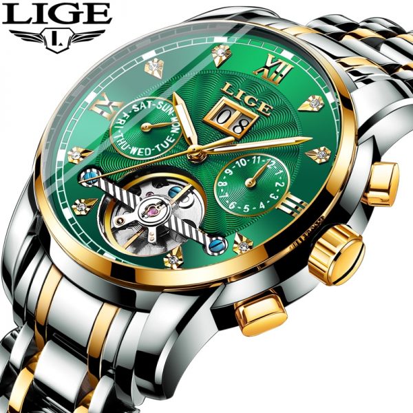 LIGE 9909 Automatic Business Watch