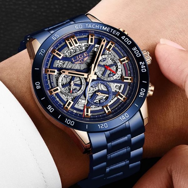 LIGE 8944 New Fashion Quartz Watch