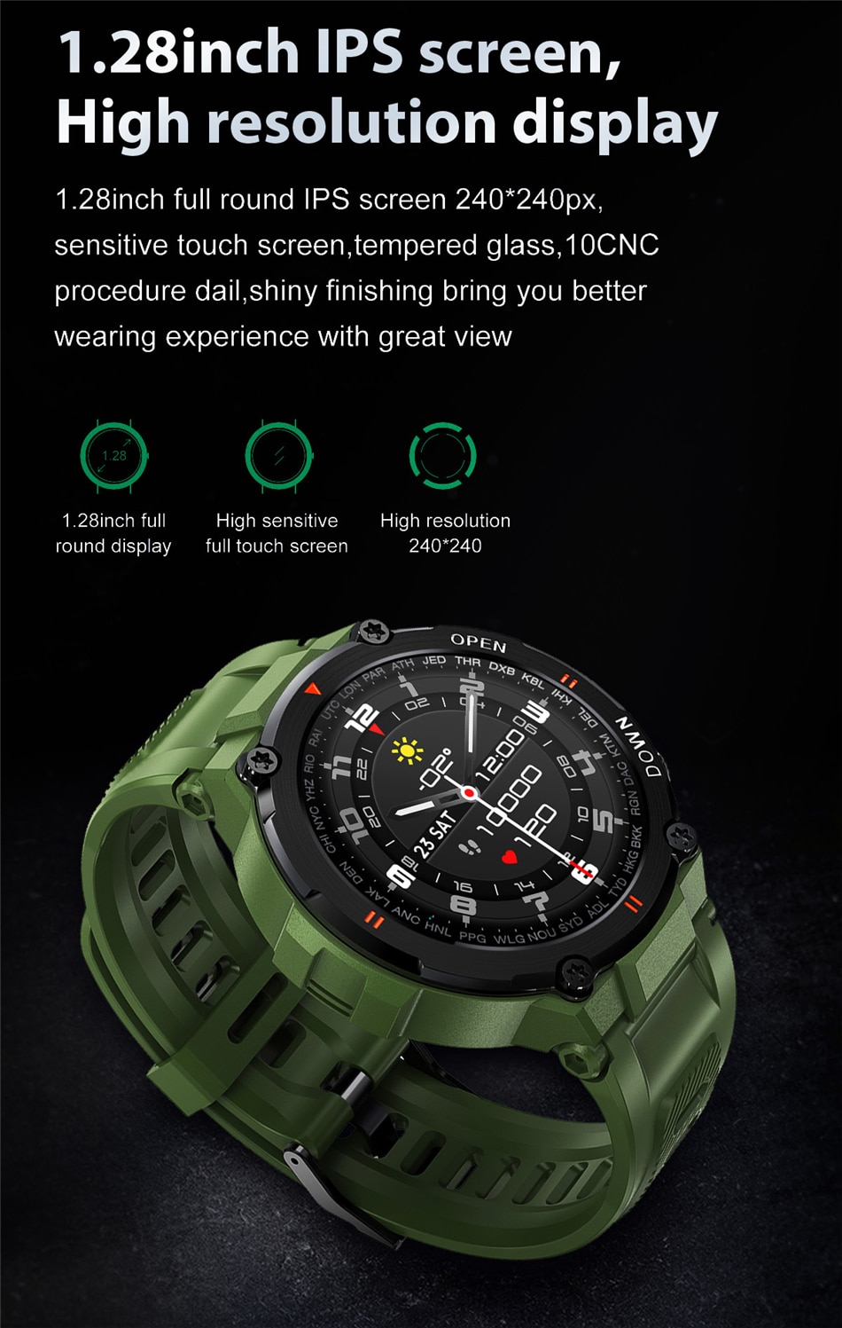 LIGE Sports v1.0 - Multi-function Fitness Smart Watch (Android/IOS)