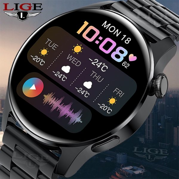 LIGE Ingenious v1.0 - LG0256 1.3 inch Full HD Multi-sport Smart Watch