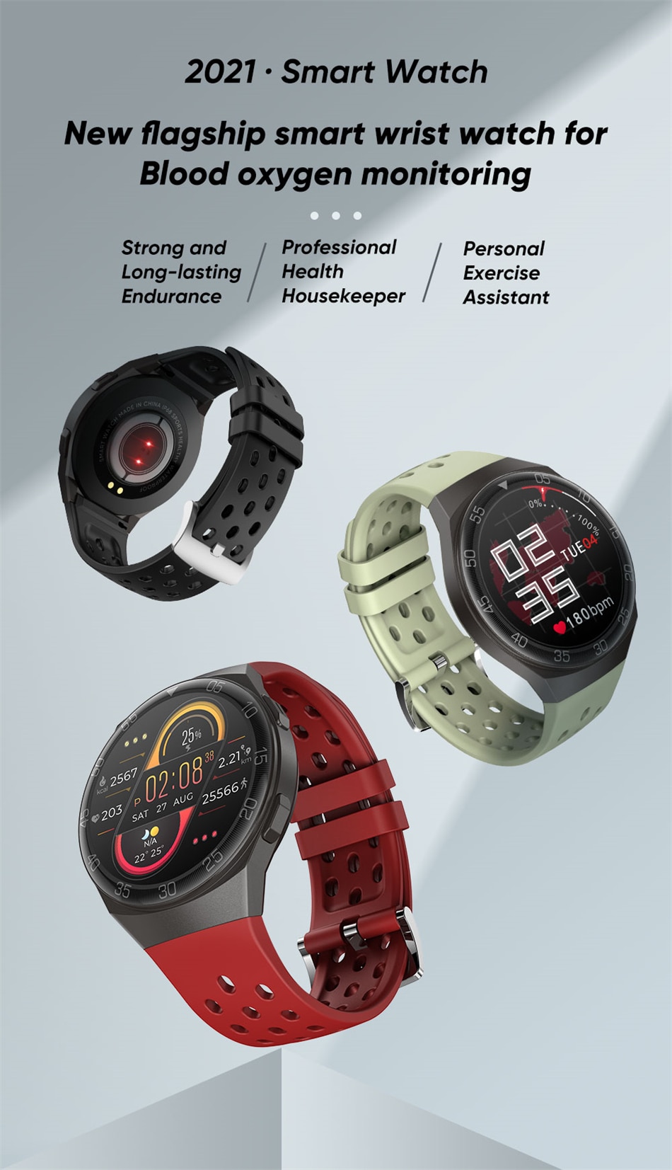 LIGE Ingenious v2.0 – LG272 1.3 inch IP68 Multi-sport Smart Watch