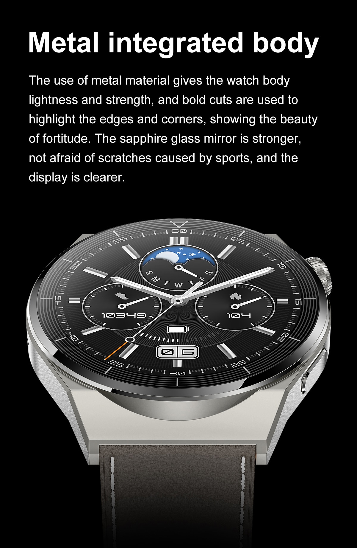 LIGE NFC v2.0 - Always-on Screeen Smartwatch - LIGE Watches