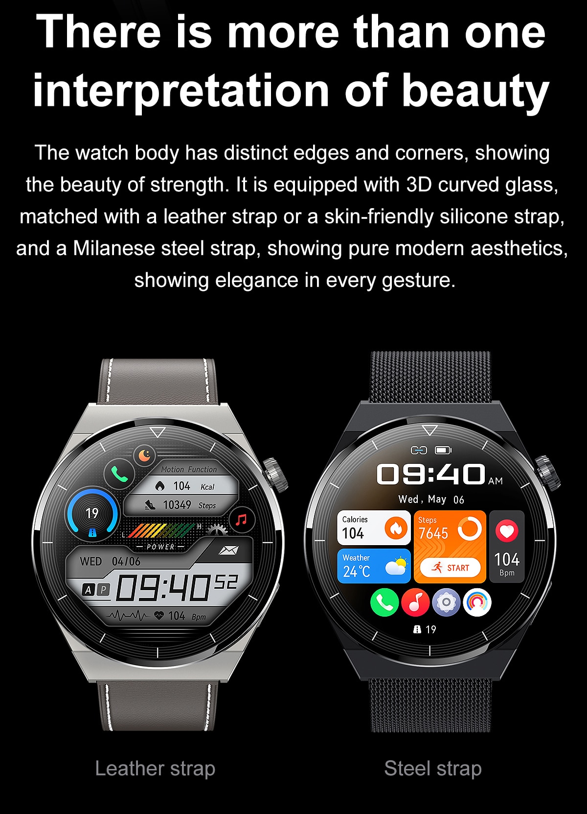 LIGE NFC v2.0 - Always-on Screeen Smartwatch - LIGE Watches