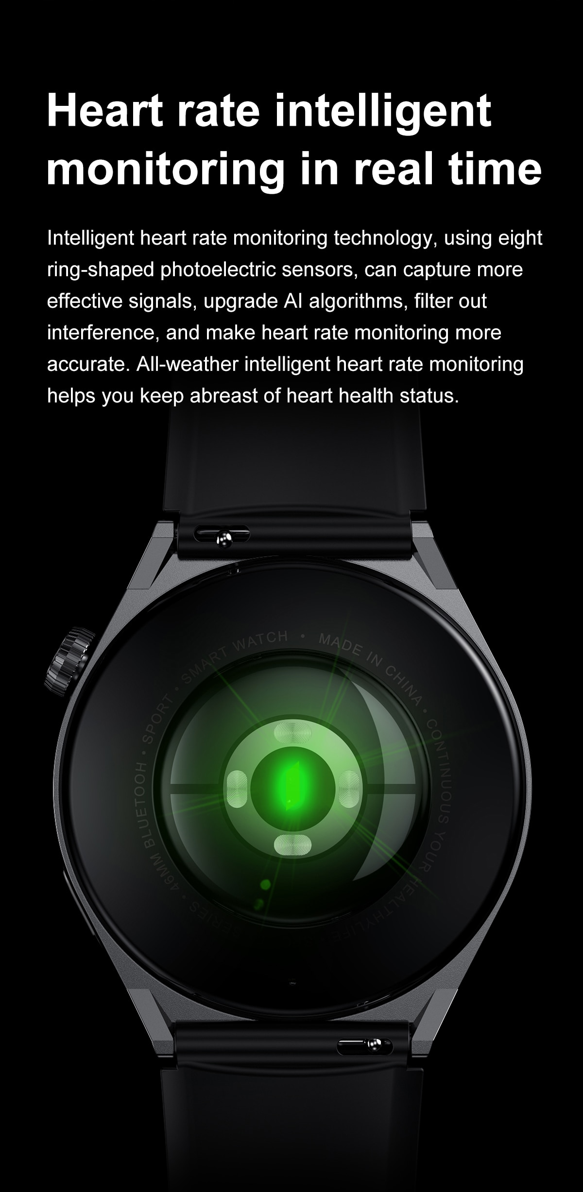 LIGE NFC v2.0 - Always-on Screeen Smartwatch - LIGE Watches