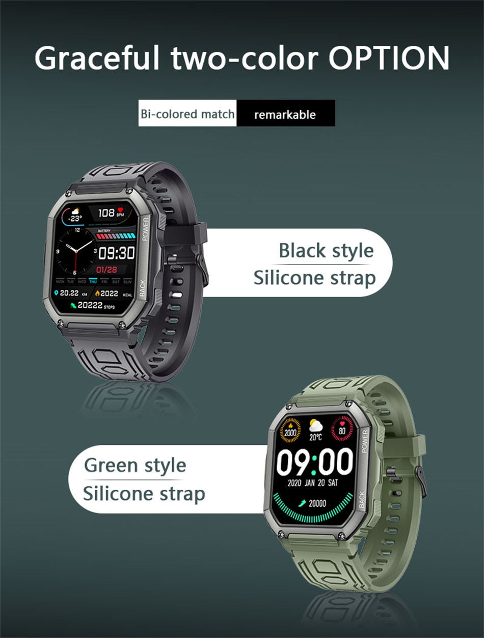 LIGE Sports v3.0 - KR06 Long Standby Smartwatch