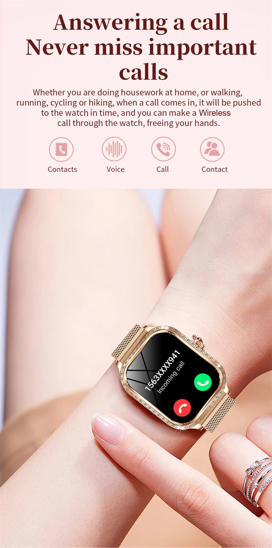 LIGE Square v2.0 – Fashion Smart Watch LIGE Square v2.0 – Fashion Smart Watch