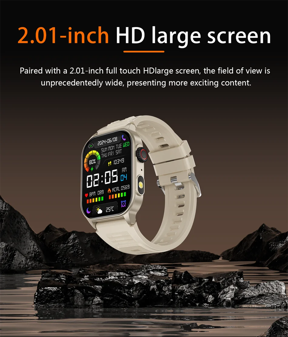 LIGE Square v4.0 – Android/IOS Sports & Fitness Smartwatch